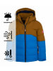 Trollkids Winterjacke "Gryllefjord" in Bronze/Azurblau/Marine