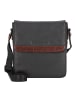Bugatti Corso DeLuxe Umhängetasche Leder 21 cm schwarz