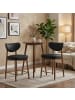 VASAGLE 2er-Set: Barhocker Mazie in Schwarz - (B)51.5 x (H)95.5 x (T)50 cm