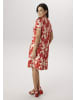 Aniston SELECTED Jerseykleid in rosa-rot-weiß