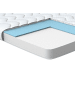 Beliani Topper COOL TOUCH 6 in Weiß - (W) 180 x (H) 6 x (L) 200 cm