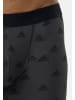 Adidas Sportswear Long Short / Pant Active Flex Cotton in Grau / Schwarz