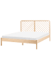 Beliani Doppelbett SEPHOS in Braun - (W) 187 x (H) 115 x (L) 208 cm