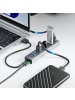 Orico CL7U-U3 USB Hub 7× USB-A 3.0 + USB-C Grau