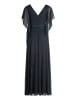 Vera Mont Abendkleid im Glitzer-Look in Dunkelblau/Grau