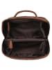 SPIKES & SPARROW Kulturtasche echt Leder in cognac