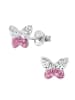 schmuck23 Silber Ohrringe 925 Schmetterling 0,7 cm x 0,8 cm