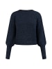 myMo Damen Strickpullover in Navy