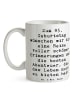 Mr. & Mrs. Panda Kaffeebecher Spruch 85. Geburtstag mit Spruch in Weiß