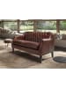 Angel Cerdá Angel Cerdá Chester 2‑Sitzer Sofa aus cognacbraunem Leder Modell 6290