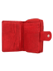 Greenburry Basic Geldbörse RFID Leder 9 cm in red