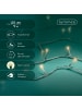 LUMINEO Lichterkette BASIC 120 LED 9 m, transparentes Kabel in warm weiß