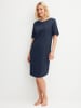Calida Kurzarm-Nachthemd, Länge 100 cm in peacoat blue