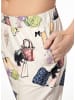 SHORT STORIES Hose Masche in Gemustert Creme