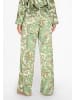 IZIA Women Pants in green multicolor
