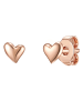 Glanzstücke München Ohrstecker Herz Sterling Silber in roségold