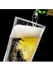 Mr. & Mrs. Panda Glas mit Gravur Jungfrau Astrologie mit Spruch in Transparent
