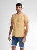 Petrol Industries T-Shirt mit Logo Windward in Gelb