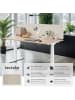 tectake Schreibtisch Trennwand Noisy inkl. 2 Befestigungsklemmen, beige