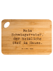 Mr. & Mrs. Panda Schneidebrett Spruch Schwiegervater Chef mit Sp... in Braun