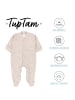 TupTam Baby Jungen Schlafstrampler mit Fuß 3er Pack in beige/weiß