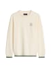 Marc O'Polo MOP Club '67  Football Sweater in White Cotton