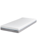 Beliani Matratze GLEE in Grau/Weiß - (W) 90 x (H) 20 x (L) 200 cm H2/3 Mittel