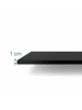 relaxdays 12 x Filzpinnwand in Schwarz - (B)30 x (H)30 x (T)0,9 cm