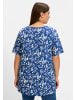 sheego T-Shirt in blaubeere-gemustert