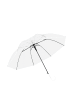 Yuhu Transparenter XXL-Regenschirm mit Automatik – Stockschirm 100 cm Ø in Weiß