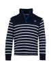 SCHIETWETTER Gustav, Langarmshirt in navy-weiß/indigo