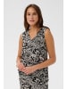 Kaffe Ärmellose Bluse KAamber Regular fit in Black Chalk Paisley