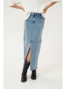 Kaffe Denimrock KAdoriana Regular fit in Washed Blue Denim