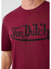 QS T-Shirt  in  39D0_bordeaux