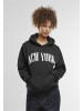 Mister Tee Mister Tee New York Ladies Fluffy Hoody in black
