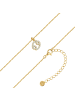 Glanzstücke München Kette Sternzeichen Krebs aus Sterling Silber mit Zirkonia in gelbgold