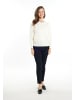 Usha Damen Pullover Mit Perlen in Wollweiss
