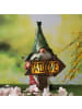 MARELIDA LED Solar Gartenfigur Zwerg mit WELCOME Schild H: 33cm
