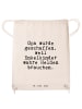 Mr. & Mrs. Panda Stoff-Rucksack Opa wurde geschaffen, weil... mi... in Creme