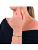 Noelani Armband Silber 925, gelbvergoldet, Textil in Gold