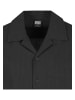 Urban Classics Urban Classics Herren Relaxed Seersucker Short Sleeve Shirt in black