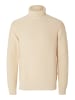 SELECTED HOMME Pullover SLHAXEL in Beige