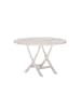 ebuy24 Gartentisch Kenya Whitewash 120 x 120 cm