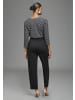 Laura Scott Jumpsuit in schwarz-gemustert