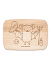 Mr. & Mrs. Panda Servierbrett Holz Fledermaus Dracula ohne Spruch in Transparent