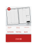 BRUNNEN Buchkalender 781 21x29,7cm 1 Woche/2 Seiten schwarz 2026