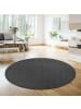 KADIMA DESIGN Teppich Kurzflor Rauten Wohnzimmer in Anthrazit