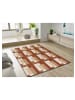 Atticgo Kurzflor-Teppich ASTRA in kupfer/beige