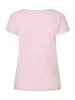 More & More T-Shirt mit Frontprint und Pailletten in sorbet rose
