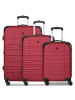 Wenger Amplar Evo 4 Rollen Kofferset 3-teilig mit Dehnfalte in ruby